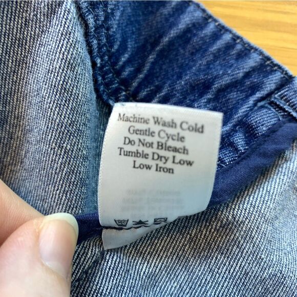 Coldwater Creek Denim Jacket Snap Buttons Women's Size P10 - Picture 7 of 8